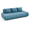 Image de Canapé convertible 3 places stratifiés bleu