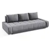 Image de Canapé convertible 3 places stratifiés gris