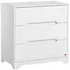 Image de Commode 3 tiroirs panneaux de particules blanc