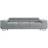 Image de Canapé convertible 3 places tissu gris