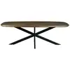 Image de Table à manger 8/10 personnes 210 cm en bois massif brun