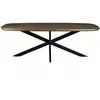 Image de Table à manger 10 personnes 230 cm en bois massif brun