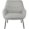 Image de Fauteuil tissu gris clair