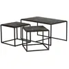 Image de Tables basses gigognes teck recyclé - set de 3