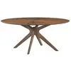 Image de Table repas ovale 180 cm placage noyer