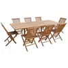 Image de Salon de jardin table extensible 8 places en teck