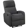 Image de Fauteuil inclinable en tissu anthracite