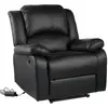 Image de Fauteuil électrique inclinable en simili noir