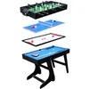 Image de Table multi-jeux 4 en 1 pliable noir