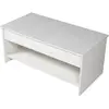 Image de Table basse avec plateau relevable blanche