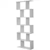 Image de Bibliothèque 6 étagères blanche