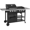 Image de Barbecue duo au gaz 3 brûleurs + plancha 3 brûleurs