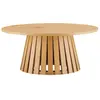 Image de Table basse ronde style scandinave 80cm