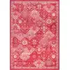 Image de Tapis salon vintage en laine artificielle rose framboise 120X170