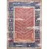 Image de Tapis salon vintage rouge et bleu 120x170cm
