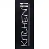 Image de Tapis de cuisine noir motif kitchen 50x80