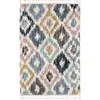Image de Tapis salon berbere 160x230 multicolore motif géométrique losange