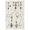 Image de Tapis salon berbere crème 120x170 à frange