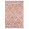 Image de Tapis salon ethnique rose 120x170 style berbere