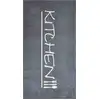 Image de Tapis de cuisine anthracite motif kitchen 80x150