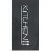 Image de Tapis de cuisine anthracite motif kitchen 70x180