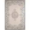Image de Tapis vintage motif orient effet usé rose pastel   160x230