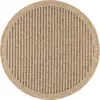 Image de Tapis intérieur et extérieur aspect jute marron diamètre 120