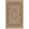 Image de Tapis intérieur et extérieur aspect jute motif géométrique 60x90