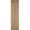 Image de Tapis intérieur et extérieur aspect jute motif géométrique 80x300