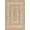 Image de Tapis intérieur et extérieur effet jute motif géométrique blanc 60x90