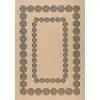Image de Tapis intérieur et extérieur effet jute motif géométrique noir 200x290