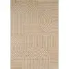 Image de Tapis motif arc relief beige - 160x230