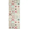 Image de Tapis de cuisine carreaux de ciment multicolore 70x180
