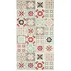 Image de Tapis de cuisine carreaux de ciment multicolore 80x150