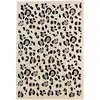 Image de Tapis motif léopard intérieur -crème-80x150