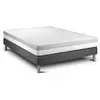 Image de Ensemble 140x200 matelas mousse hd sommier kit gris