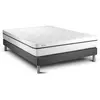 Image de Ensemble 140x190 matelas mémoire de forme sommier kit gris