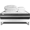 Image de Pack sommier kit matelas mémoire de forme 160x200 blanc complet