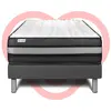 Image de Ensemble 90x200 matelas mémoire de forme sommier kit gris