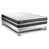 Image de Ensemble 160x200 matelas mémoire de forme sommier kit blanc
