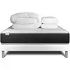 Image de Pack sommier kit matelas mémoire de forme 180x200 blanc complet
