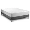 Image de Ensemble 180x200 matelas mémoire de forme sommier kit gris