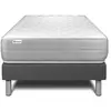 Image de Ensemble 90x200 matelas mémoire de forme sommier kit gris
