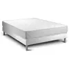 Image de Ensemble 180x200 matelas mémoire de forme sommier kit blanc