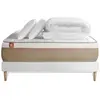 Image de Pack matelas sommier kit 140x200 oreiller couette