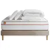 Image de Pack matelas sommier kit 200x200 oreiller couette