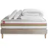 Image de Pack matelas sommier kit 140x200 oreiller couette