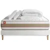 Image de Pack matelas sommier kit 140x200 oreiller couette