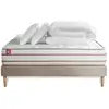 Image de Pack matelas sommier kit 140x200 oreiller couette