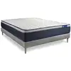 Image de Ensemble 180x200 matelas latex et mémoire de forme sommier kit gris